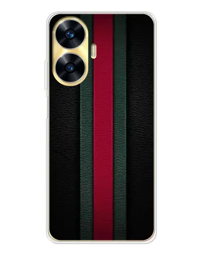 Чехол для Realme C56 с картинкой «Gucci — неоновая линия»