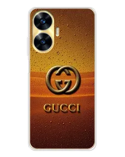 Чехол для Realme C56 с картинкой «Gucci — солнечный градиент»