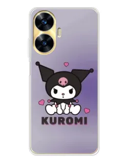 Чохол для Realme C56 з картинкою «Kuromi — фіолетовий арт» Чохол для Realme C56 з картинкою «Kuromi — фіолетовий арт»