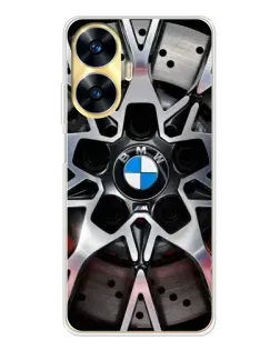 Чехол для Realme C56 с картинкой «BMW — деталь диска» Чехол для Realme C56 с картинкой «BMW — деталь диска»