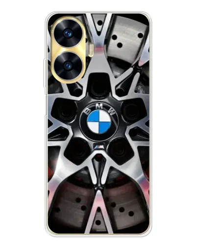 Чехол для Realme C56 с картинкой «BMW — деталь диска» Чехол для Realme C56 с картинкой «BMW — деталь диска»