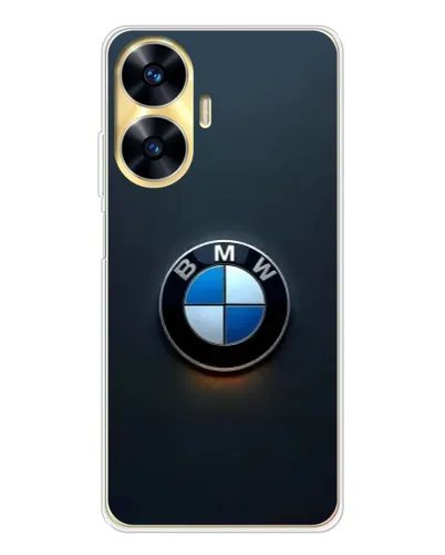 Чехол для Realme C56 с картинкой «Логотип BMW — минимализм» Чехол для Realme C56 с картинкой «Логотип BMW — минимализм»