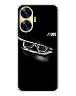 Чехол для Realme C56 с картинкой «BMW — взгляд тигра»