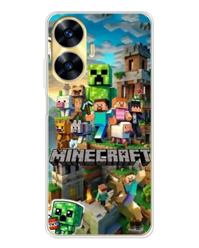 Чехол для Realme C56 с картинкой «Замок Minecraft» Чехол для Realme C56 с картинкой «Замок Minecraft»