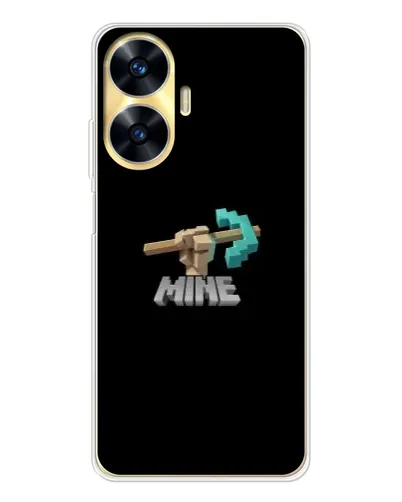 Чехол для Realme C56 с картинкой «Алмазная кирка» Чехол для Realme C56 с картинкой «Алмазная кирка»