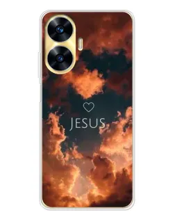 Чохол для Realme C56 з картинкою «Сяйво Імені Jesus»