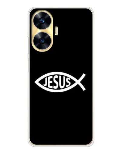 Чехол для Realme C56 с картинкой «Классический Jesus»