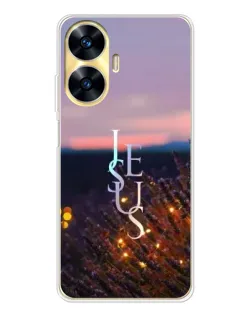 Чехол для Realme C56 с картинкой «Свет Божий ночью»