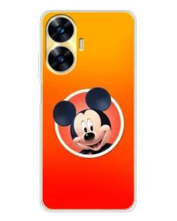 Чехол для Realme C56 с картинкой «Mickey в круге»