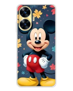 Чехол для Realme C56 с картинкой «Осенний Mickey Mouse»