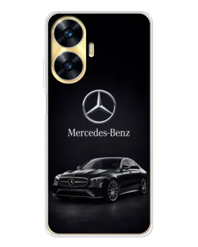 Чехол для Realme C56 с картинкой «Mercedes — решетка радиатора» Чехол для Realme C56 с картинкой «Mercedes — решетка радиатора»