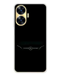Чехол для Realme C56 с картинкой «Mercedes Stealth Look»
