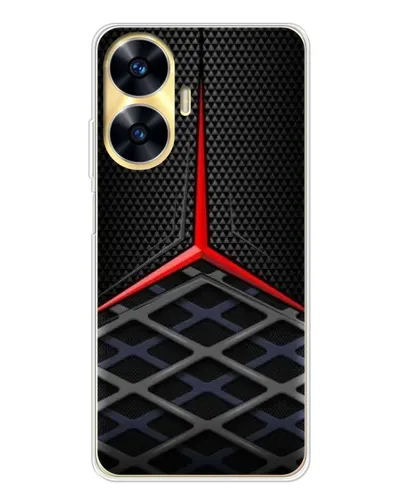 Чехол для Realme C56 с картинкой «Mercedes Carbon Grid» Чехол для Realme C56 с картинкой «Mercedes Carbon Grid»