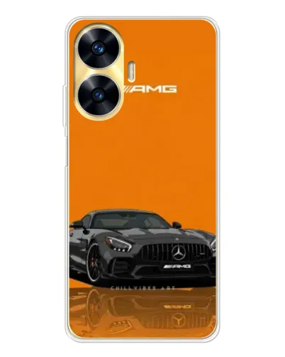 Чехол для Realme C56 с картинкой «Оранжевый Mercedes AMG» Чехол для Realme C56 с картинкой «Оранжевый Mercedes AMG»