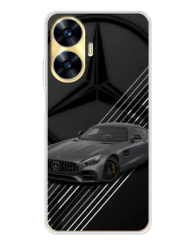 Чехол для Realme C56 с картинкой «Mercedes AMG — графика» Чехол для Realme C56 с картинкой «Mercedes AMG — графика»
