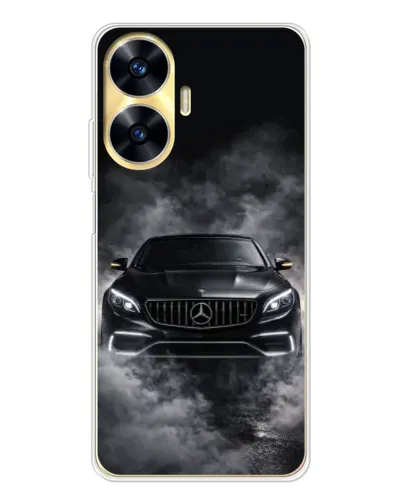 Чехол для Realme C56 с картинкой «Mercedes в дыму» Чехол для Realme C56 с картинкой «Mercedes в дыму»