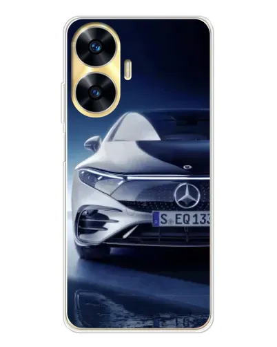 Чехол для Realme C56 с картинкой «Mercedes EQ — будущее» Чехол для Realme C56 с картинкой «Mercedes EQ — будущее»