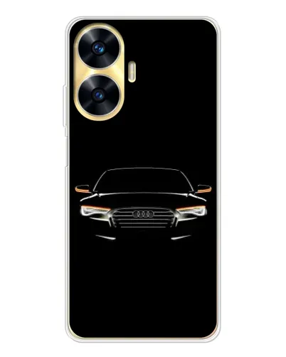 Чехол для Realme C56 с картинкой «Audi — ночной контур» Чехол для Realme C56 с картинкой «Audi — ночной контур»