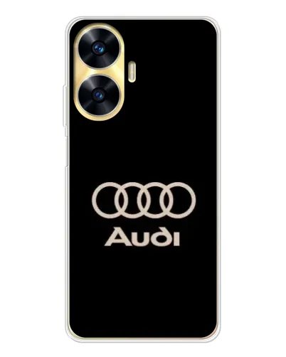 Чехол для Realme C56 с картинкой «Audi — золотой логотип» Чехол для Realme C56 с картинкой «Audi — золотой логотип»
