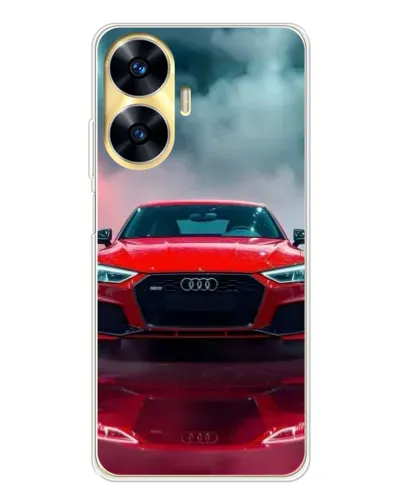 Чехол для Realme C56 с картинкой «Audi RS — красный стиль» Чехол для Realme C56 с картинкой «Audi RS — красный стиль»