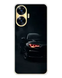Чехол для Realme C56 с картинкой «Audi — хищный взгляд»