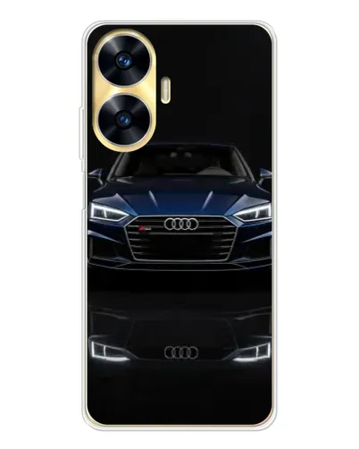 Чехол для Realme C56 с картинкой «Audi — ночное отражение» Чехол для Realme C56 с картинкой «Audi — ночное отражение»