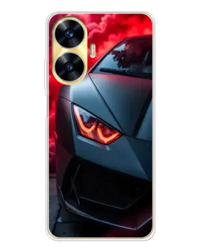 Чехол для Realme C56 с картинкой «Lamborghini красное сияние» Чехол для Realme C56 с картинкой «Lamborghini красное сияние»
