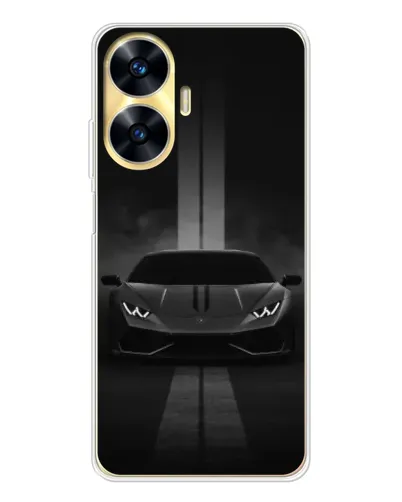 Чехол для Realme C56 с картинкой «Lamborghini симметрия дорог» Чехол для Realme C56 с картинкой «Lamborghini симметрия дорог»