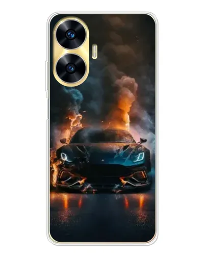 Чехол для Realme C56 с картинкой «Lamborghini дымная эстетика» Чехол для Realme C56 с картинкой «Lamborghini дымная эстетика»