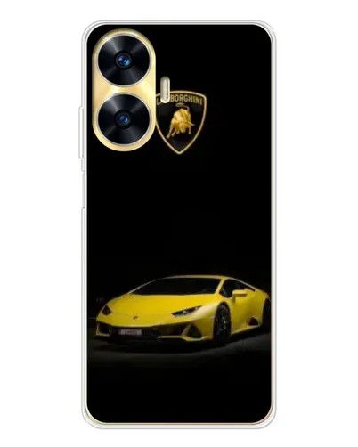 Чехол для Realme C56 с картинкой «Lamborghini желтый акцент» Чехол для Realme C56 с картинкой «Lamborghini желтый акцент»
