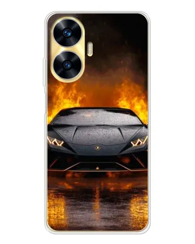 Чехол для Realme C56 с картинкой «Lamborghini в огне» Чехол для Realme C56 с картинкой «Lamborghini в огне»