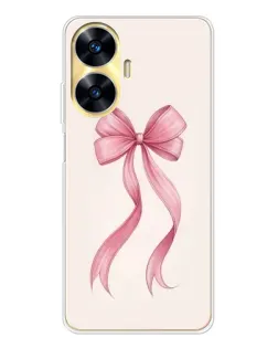 Чохол для Realme C56 з картинкою «Рожевий бант»