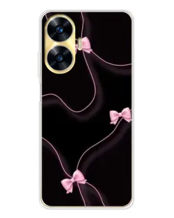 Чехол для Realme C56 с картинкой «Розовые ленты»