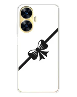 Чехол для Realme C56 с картинкой «Диагональный бант»