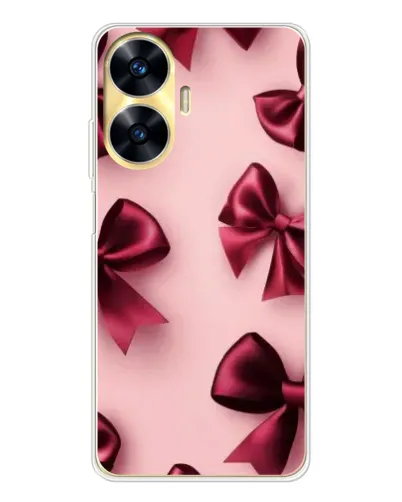 Чехол для Realme C56 с картинкой «Бордовый атлас» Чехол для Realme C56 с картинкой «Бордовый атлас»