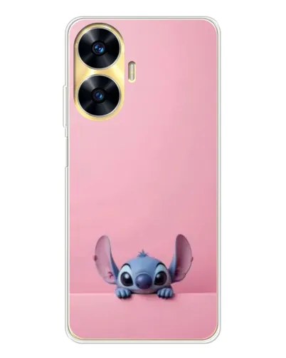 Чехол для Realme C56 с картинкой «Stitch выглядывает» Чехол для Realme C56 с картинкой «Stitch выглядывает»