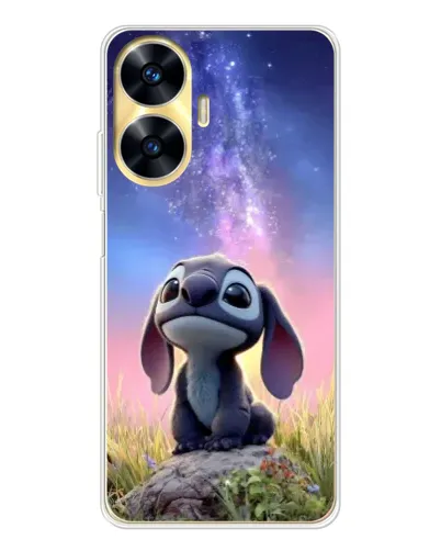 Чехол для Realme C56 с картинкой «Стич на рассвете» Чехол для Realme C56 с картинкой «Стич на рассвете»