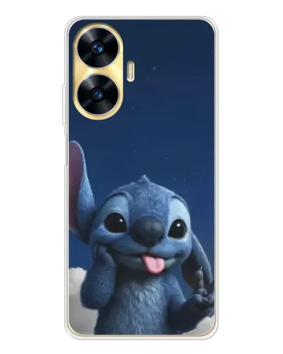 Чехол для Realme C56 с картинкой «Стич в облаках» Чехол для Realme C56 с картинкой «Стич в облаках»