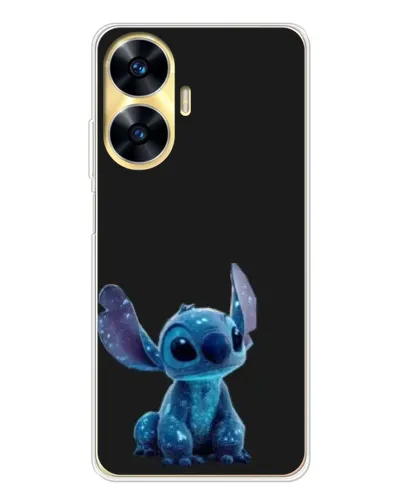 Чехол для Realme C56 с картинкой «Стич на черном» Чехол для Realme C56 с картинкой «Стич на черном»