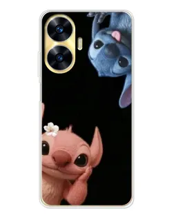 Чехол для Realme C56 с картинкой «Фиолетовый туман роз»