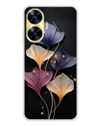 Чехол для Realme C56 с картинкой «Лиловые цветы грации»
