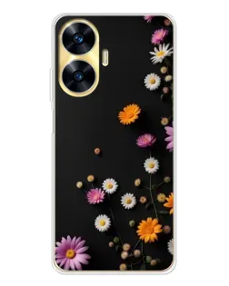 Чехол для Realme C56 с картинкой «Цветочная композиция»