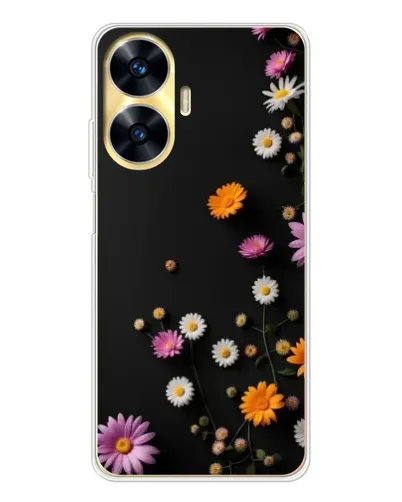 Чехол для Realme C56 с картинкой «Цветочная композиция»