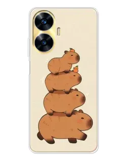 Чохол для Realme C56 з картинкою «Вежа з капібар» Чохол для Realme C56 з картинкою «Вежа з капібар»