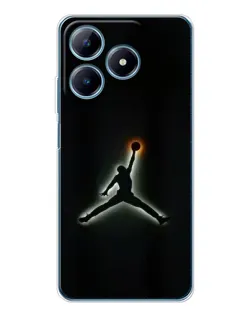 Чохол для Realme C61 з картинкою «Jordan Gradient Logo»