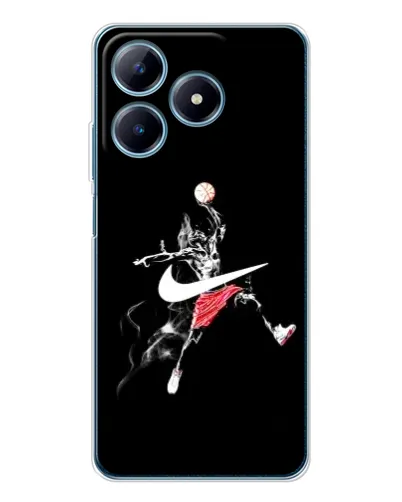 Чохол для Realme C61 з картинкою «Jordan Jumpman» Чохол для Realme C61 з картинкою «Jordan Jumpman»