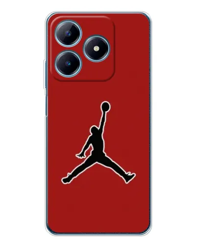 Чохол для Realme C61 з картинкою «Jordan Red Back» Чохол для Realme C61 з картинкою «Jordan Red Back»