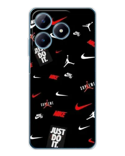 Чохол для Realme C61 з картинкою «Nike Mix Pattern» Чохол для Realme C61 з картинкою «Nike Mix Pattern»