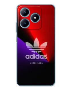 Чохол для Realme C61 з картинкою «Adidas Red Neon»