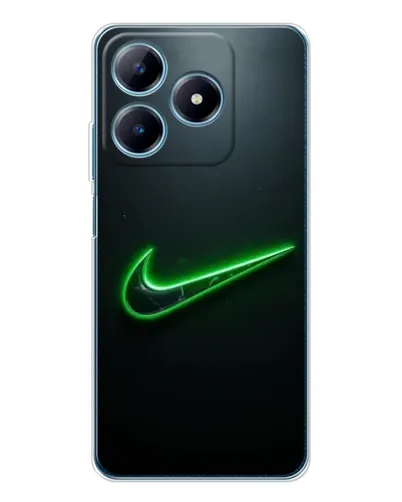 Чохол для Realme C61 з картинкою «Неоновий контур Nike» Чохол для Realme C61 з картинкою «Неоновий контур Nike»